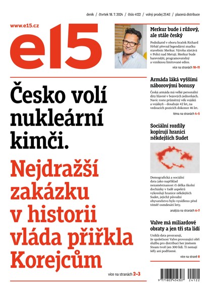 E-magazín E15 - 18.07.2024 - CZECH NEWS CENTER a. s.