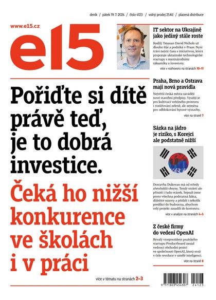 E-magazín E15 - 19.07.2024 - CZECH NEWS CENTER a. s.