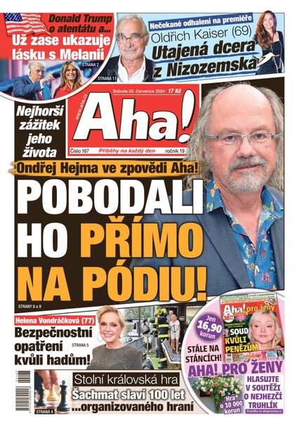 E-magazín AHA! - 20.07.2024 - CZECH NEWS CENTER a. s.