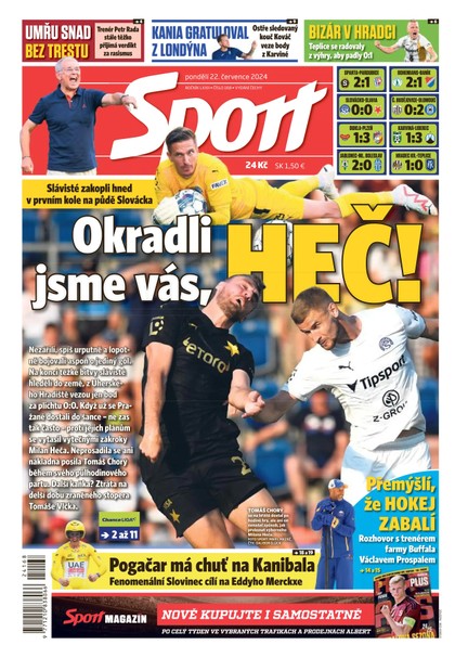 E-magazín Sport - 22.07.2024 - CZECH NEWS CENTER a. s.