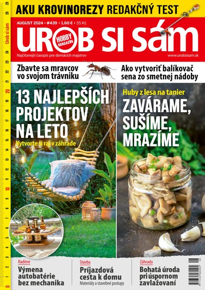 E-magazín Urob si sám 2024 08 - JAGA GROUP, s.r.o. 