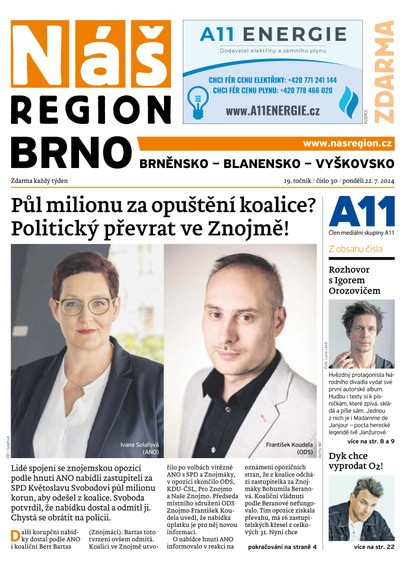 E-magazín Náš Region - Brno 30/2024 - A 11 s.r.o.