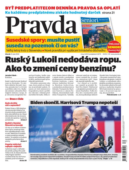 E-magazín Denník Pravda 23. 7. 2024 - OUR MEDIA SR a. s.