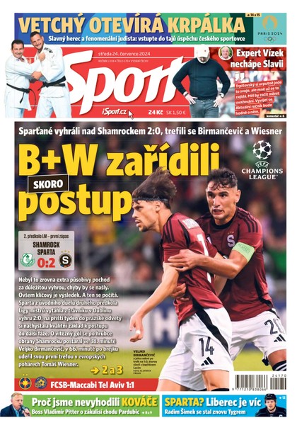 E-magazín Sport - 24.07.2024 - CZECH NEWS CENTER a. s.