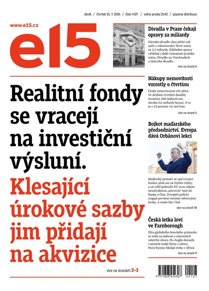 E-magazín E15 - 25.07.2024 - CZECH NEWS CENTER a. s.