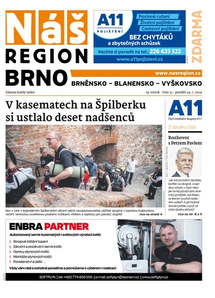 E-magazín Náš Region - Brno 31/2024 - A 11 s.r.o.