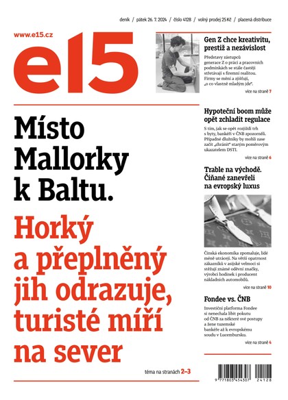 E-magazín E15 - 26.07.2024 - CZECH NEWS CENTER a. s.