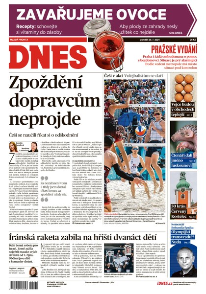 E-magazín MF DNES - 29.07.2024 - MAFRA, a.s.