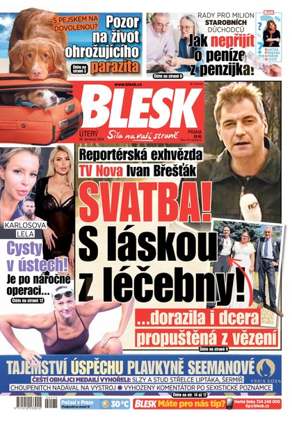 E-magazín Blesk - 30.07.2024 - CZECH NEWS CENTER a. s.