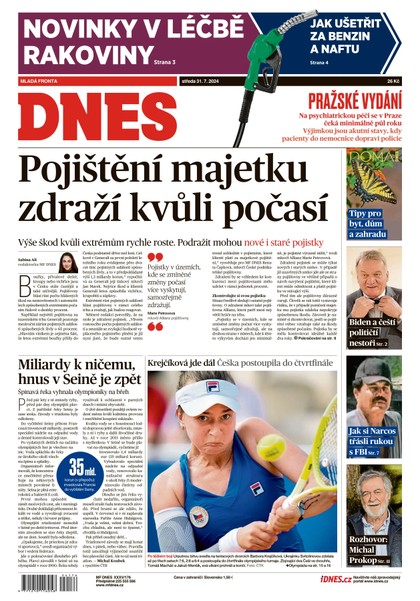 E-magazín MF DNES - 31.07.2024 - MAFRA, a.s.