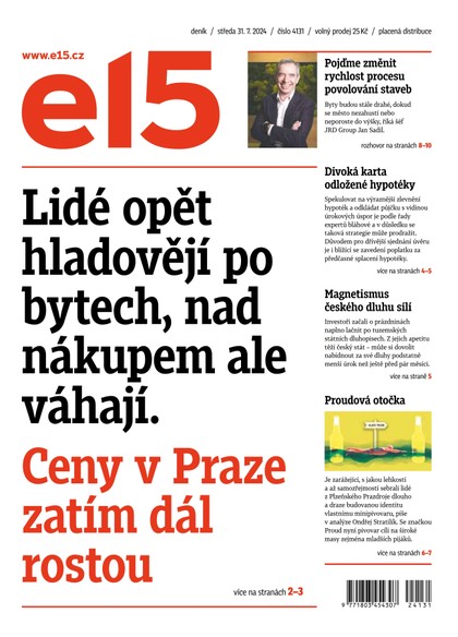 E-magazín E15 - 31.07.2024 - CZECH NEWS CENTER a. s.