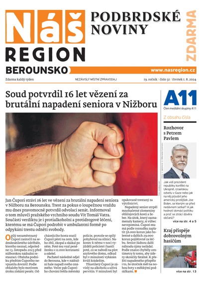 E-magazín Náš Region - Berounsko 31/2024 - A 11 s.r.o.