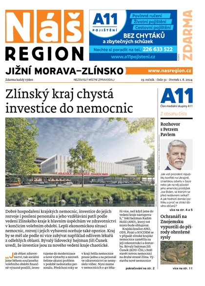 E-magazín Náš Region - Jižní Morava/Zlínsko 31/2024 - A 11 s.r.o.