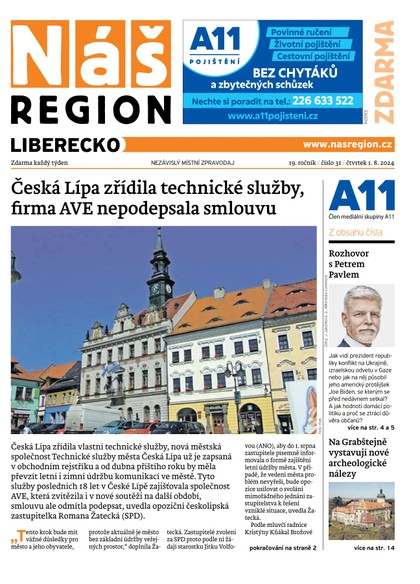 E-magazín Náš Region - Liberecko 31/2024 - A 11 s.r.o.