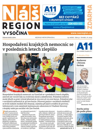 E-magazín Náš Region - Vysočina 31/2024 - A 11 s.r.o.