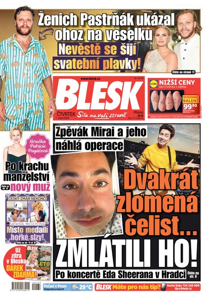 E-magazín Blesk - 01.08.2024 - CZECH NEWS CENTER a. s.