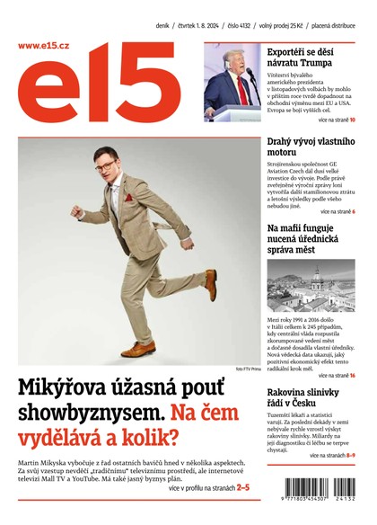 E-magazín E15 - 01.08.2024 - CZECH NEWS CENTER a. s.