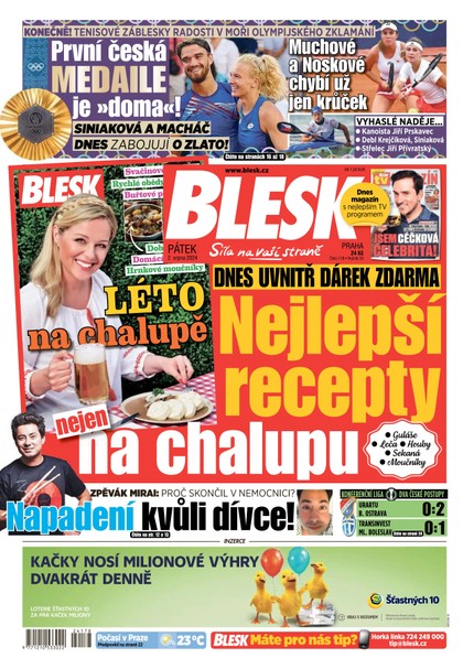 E-magazín Blesk - 02.08.2024 - CZECH NEWS CENTER a. s.