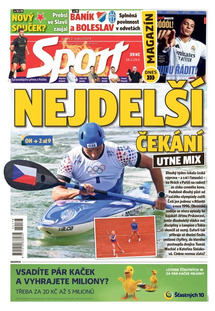 E-magazín Sport - 02.08.2024 - CZECH NEWS CENTER a. s.