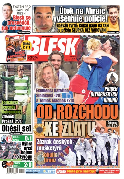 E-magazín Blesk - 03.08.2024 - CZECH NEWS CENTER a. s.