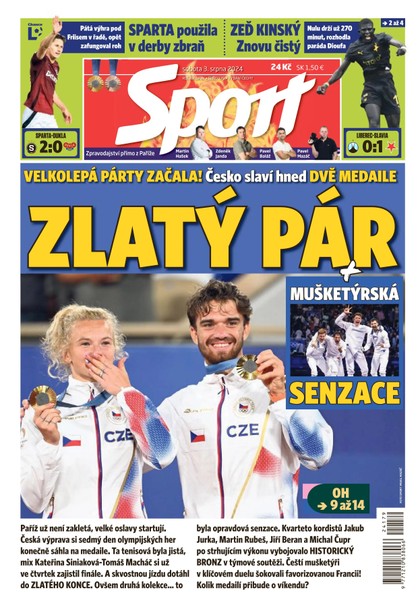 E-magazín Sport - 03.08.2024 - CZECH NEWS CENTER a. s.