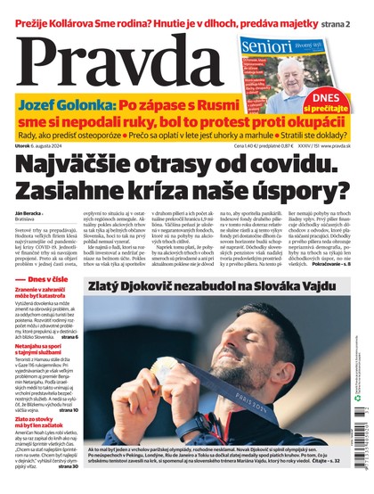 E-magazín Denník Pravda 6. 8. 2024 - OUR MEDIA SR a. s.