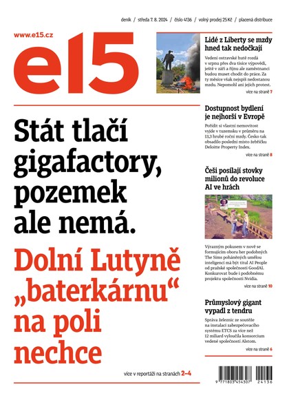 E-magazín E15 - 07.08.2024 - CZECH NEWS CENTER a. s.