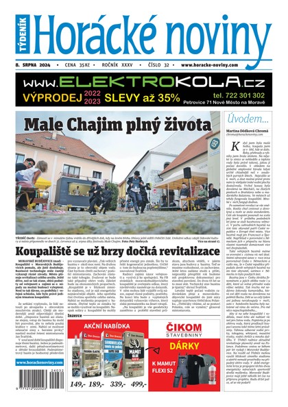 E-magazín Horácké noviny 32/2024 - Horácké noviny