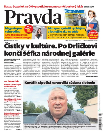 E-magazín Denník Pravda 8. 8. 2024 - OUR MEDIA SR a. s.