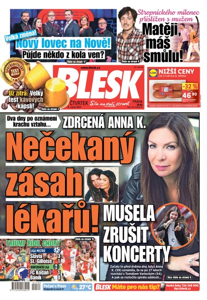 E-magazín Blesk - 08.08.2024 - CZECH NEWS CENTER a. s.