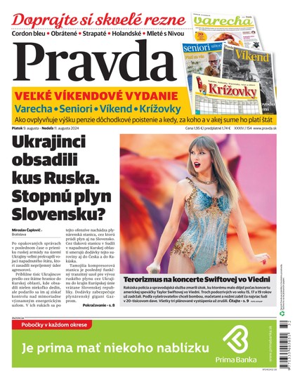 E-magazín Denník Pravda 09. 08. 2024 - OUR MEDIA SR a. s.