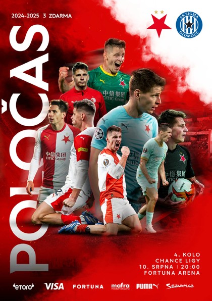 E-magazín Poločas 2024/25 č.3 Slavia - Olomouc - SK Slavia Praha