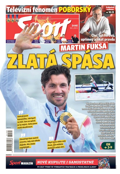 E-magazín Sport - 10.08.2024 - CZECH NEWS CENTER a. s.