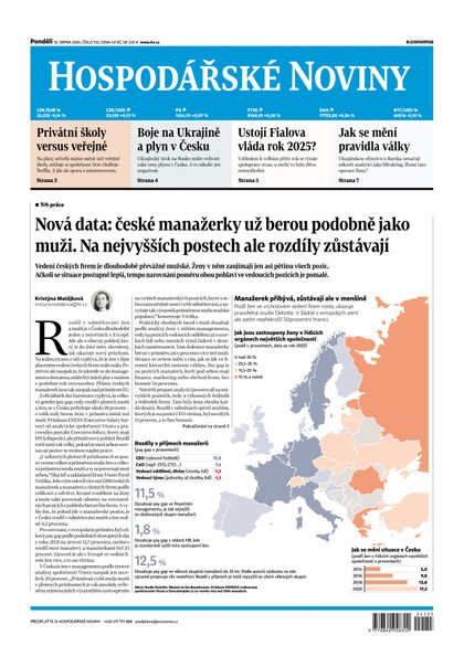 E-magazín HN 155 - 12.8.2024 - Economia, a.s.