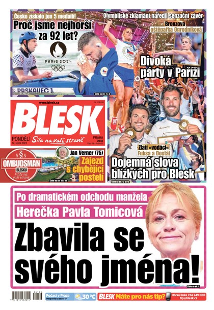 E-magazín Blesk - 12.08.2024 - CZECH NEWS CENTER a. s.