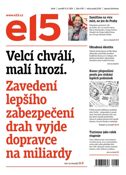 E-magazín E15 - 12.08.2024 - CZECH NEWS CENTER a. s.