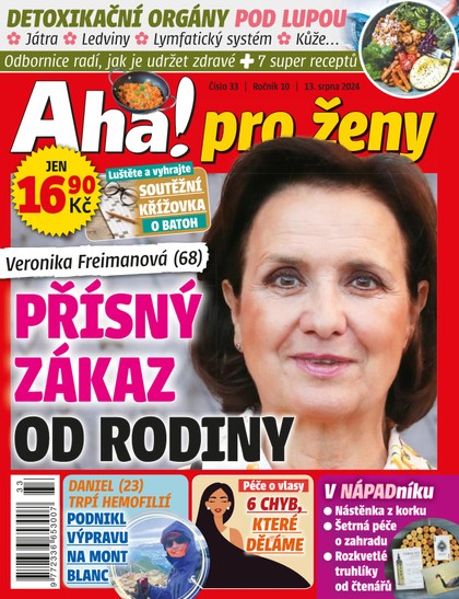 E-magazín AHA! PRO ŽENY - 33/2024 - CZECH NEWS CENTER a. s.