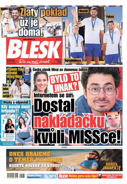 E-magazín Blesk - 13.08.2024 - CZECH NEWS CENTER a. s.