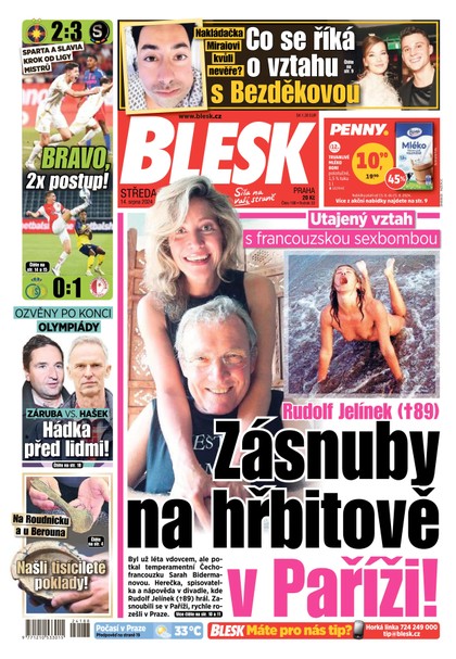 E-magazín Blesk - 14.08.2024 - CZECH NEWS CENTER a. s.