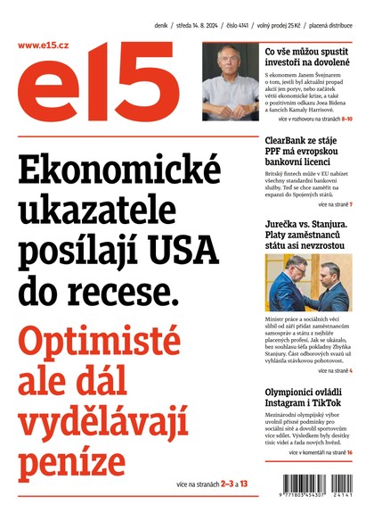 E-magazín E15 - 14.08.2024 - CZECH NEWS CENTER a. s.