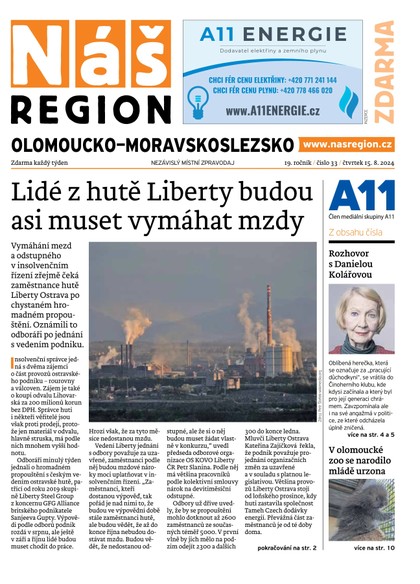 E-magazín Náš Region - Olomoucko/Moravskoslezsko 33/2024 - A 11 s.r.o.