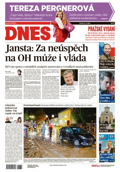 E-magazín MF DNES - 15.08.2024 - MAFRA, a.s.