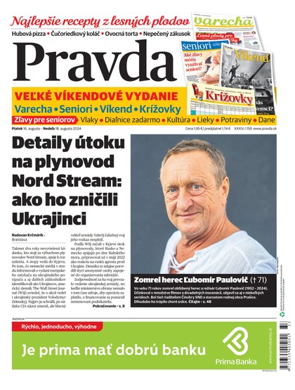 E-magazín Denník Pravda 16. 8. 2024 - OUR MEDIA SR a. s.