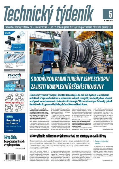 E-magazín Technický týdeník 05/2024 - Business Media CZ, s.r.o.