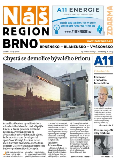 E-magazín Náš Region - Brno 34/2024 - A 11 s.r.o.