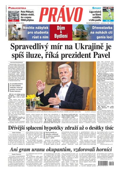 E-magazín Deník Právo - 21.8.2024 - Borgis, a.s.