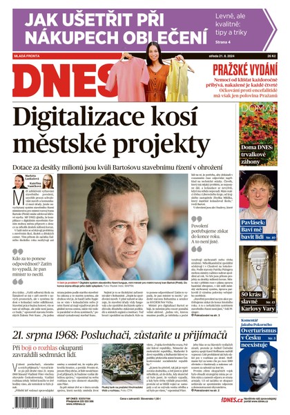 E-magazín MF DNES - 21.08.2024 - MAFRA, a.s.