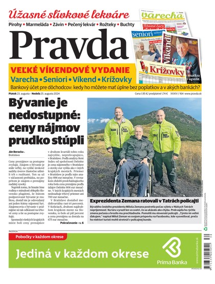 E-magazín Denník Pravda 23. 8. 2024 - OUR MEDIA SR a. s.