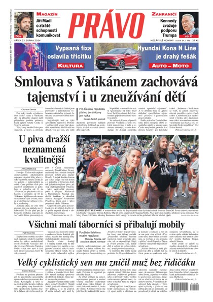 E-magazín Deník Právo - 23.8.2024 - Borgis, a.s.