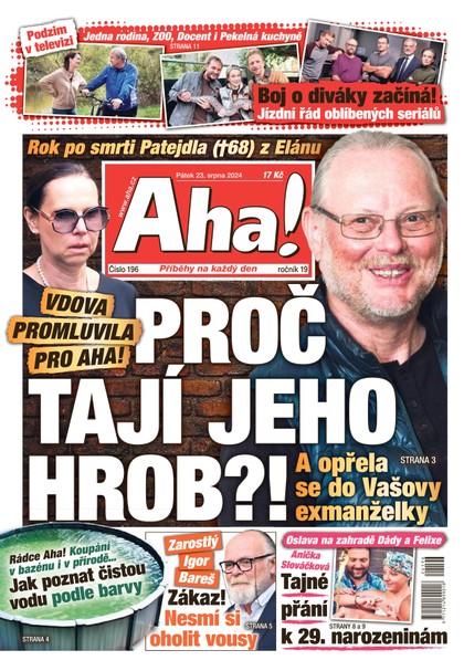 E-magazín AHA! - 23.08.2024 - CZECH NEWS CENTER a. s.